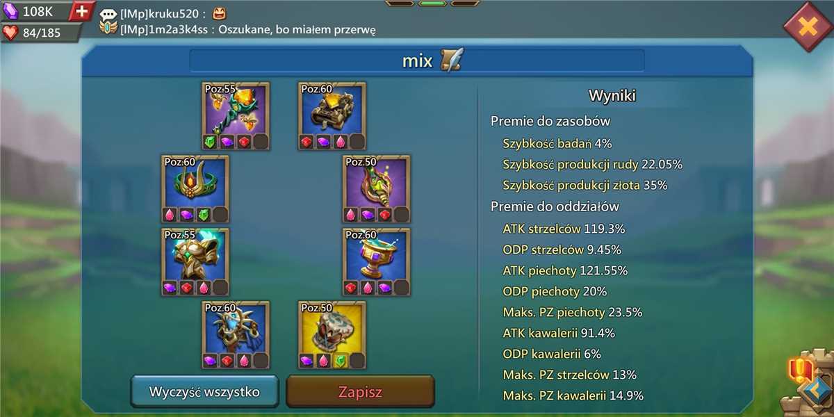 sell acc LM