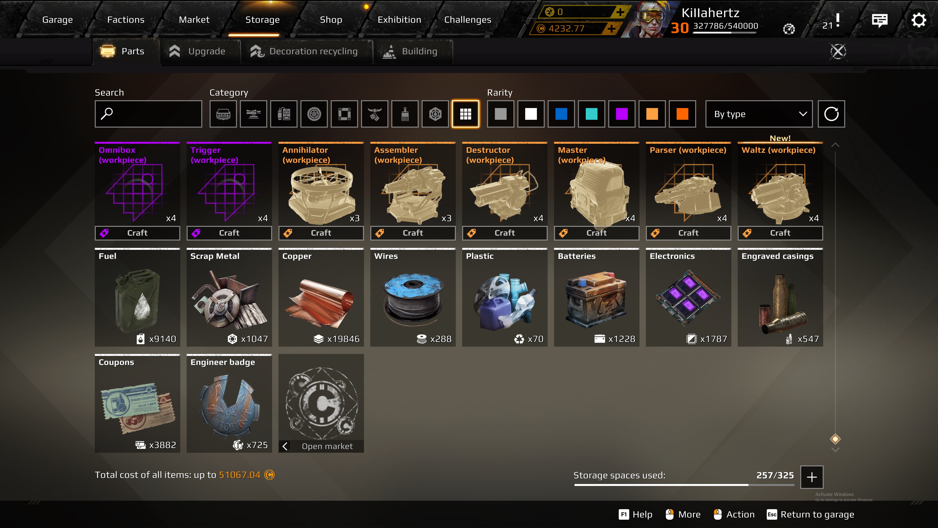 Vendendo ouro AK 55k em estoque
