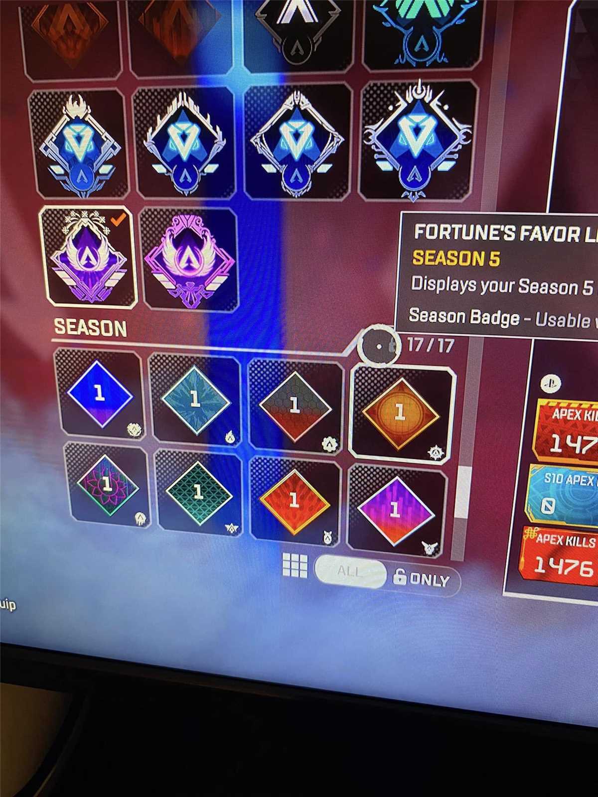 Selling my apex ps5 Account