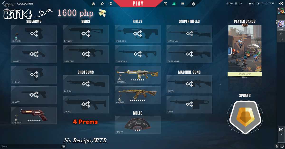 Sell account