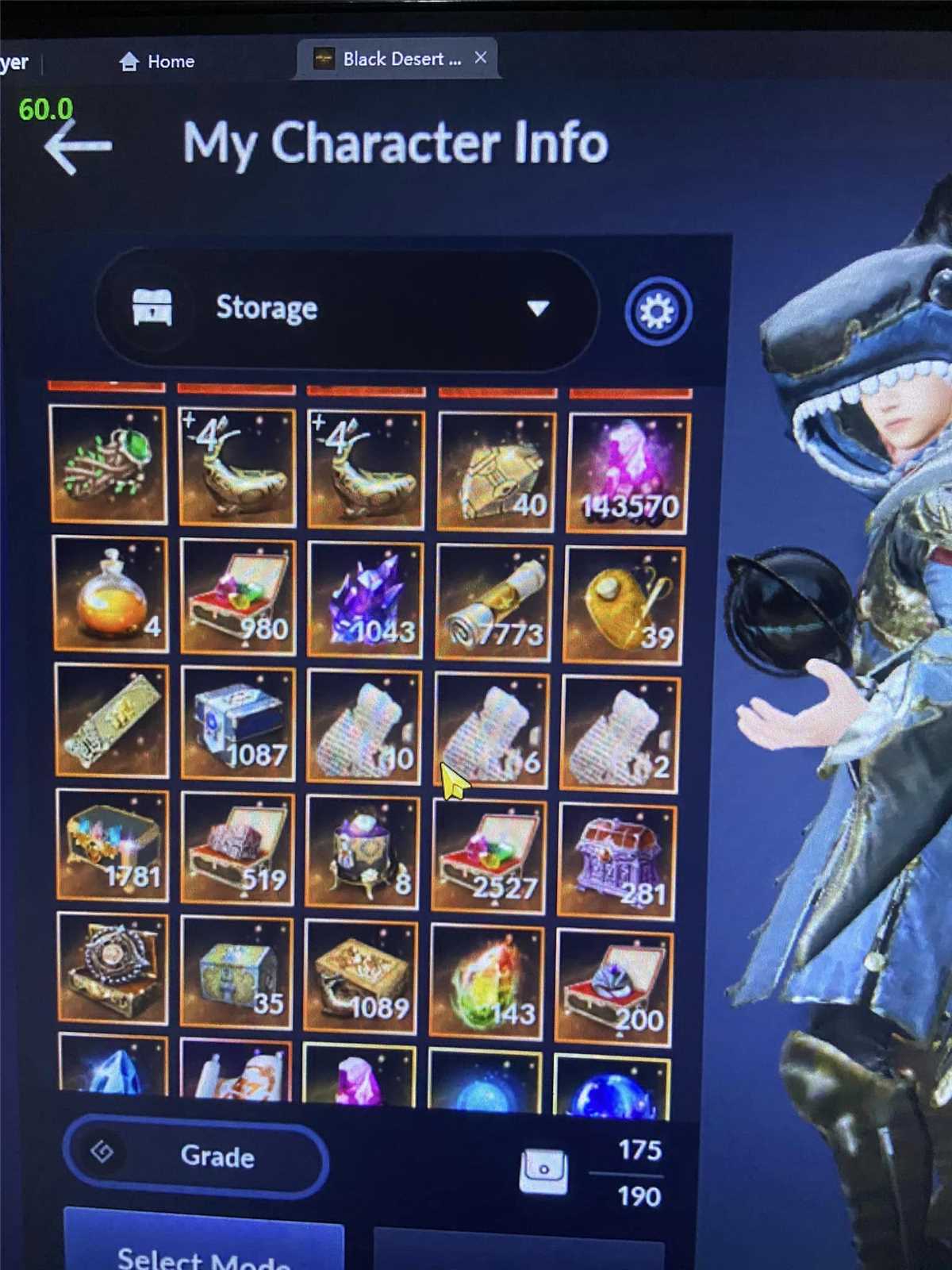 Selling Account 58.4k. 