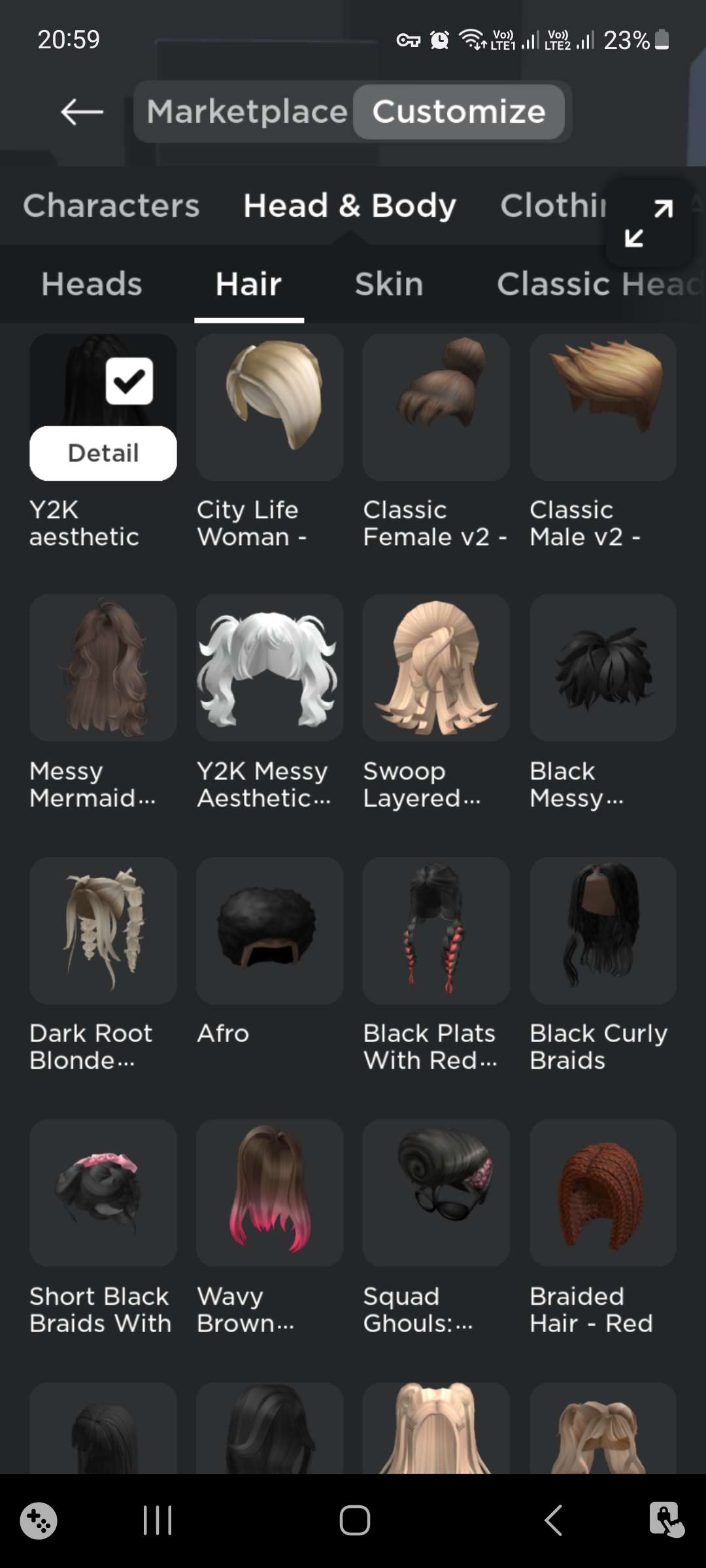 Conta Roblox