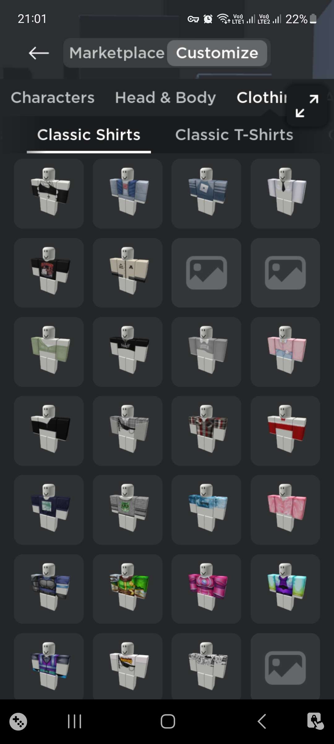 Conta Roblox