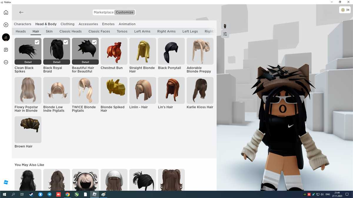 Jual akun Roblox