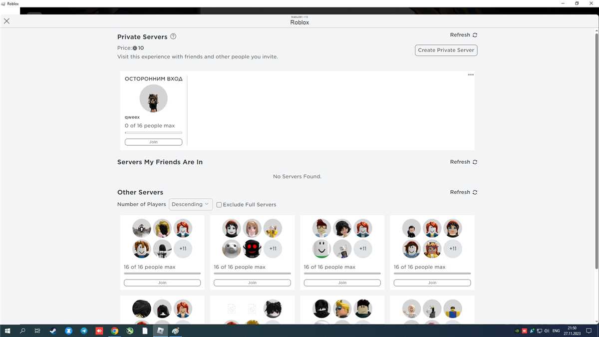 Jual akun Roblox
