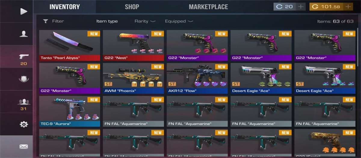 Vendendo uma conta em so2
