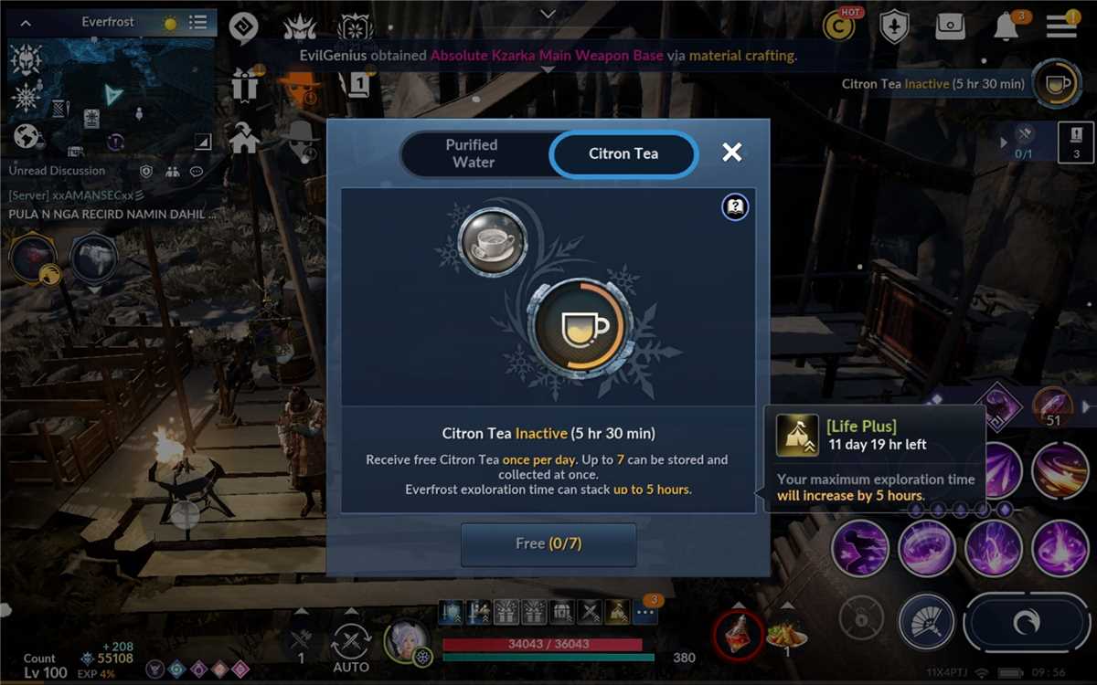 Sell account SELLING 55100 CP 2 ETERNAL