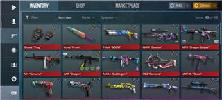 very nice skin collection