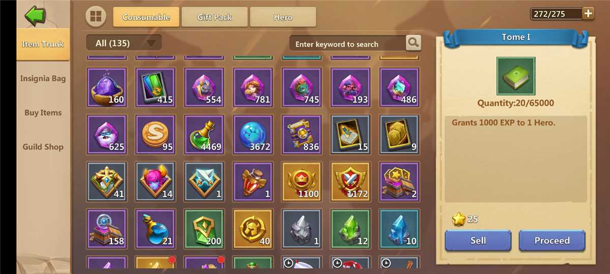 Sell account