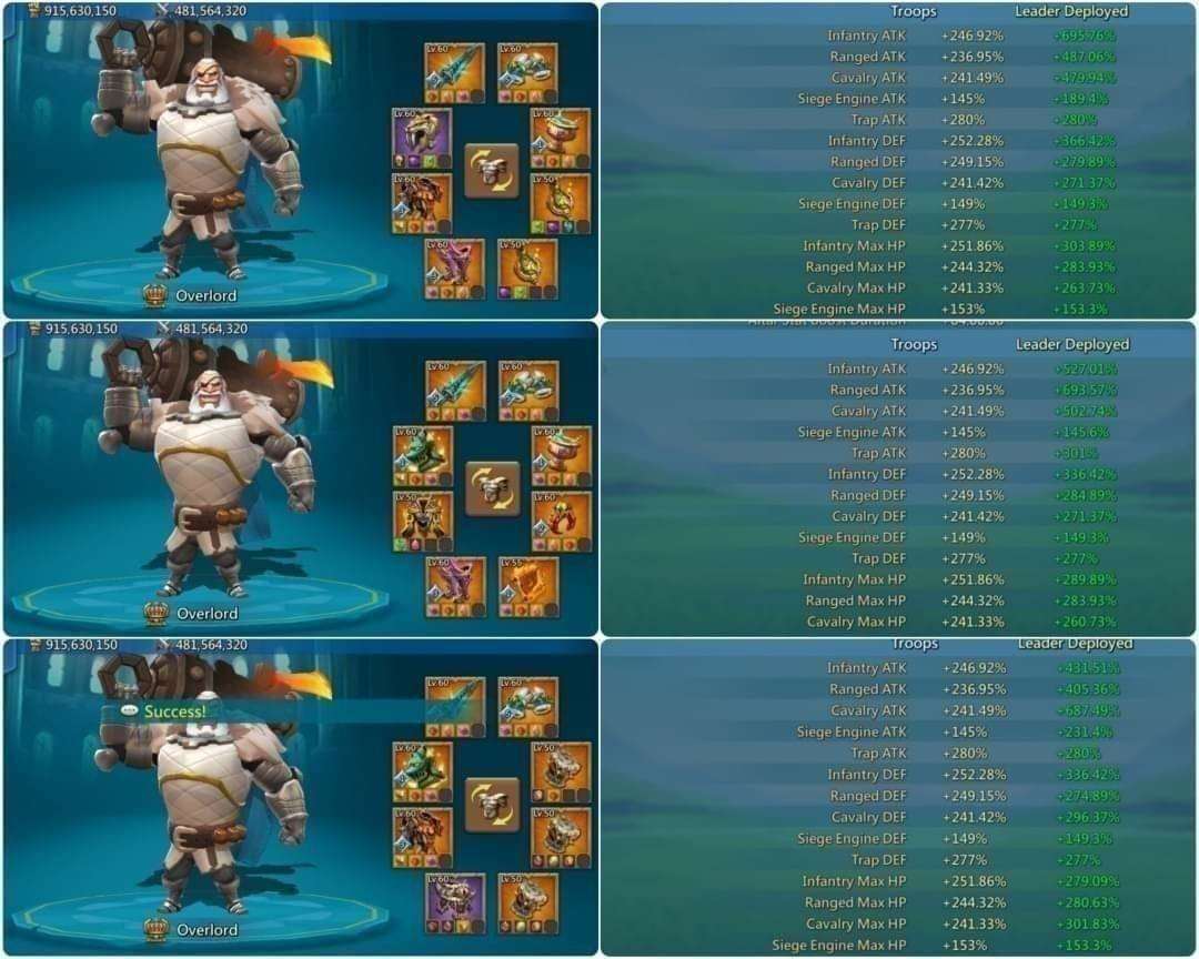 930m t5 super trap full mythic gear