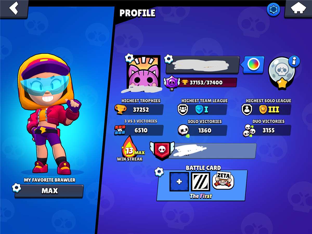 Stacked Brawl Stars Account | 37000+ trophies