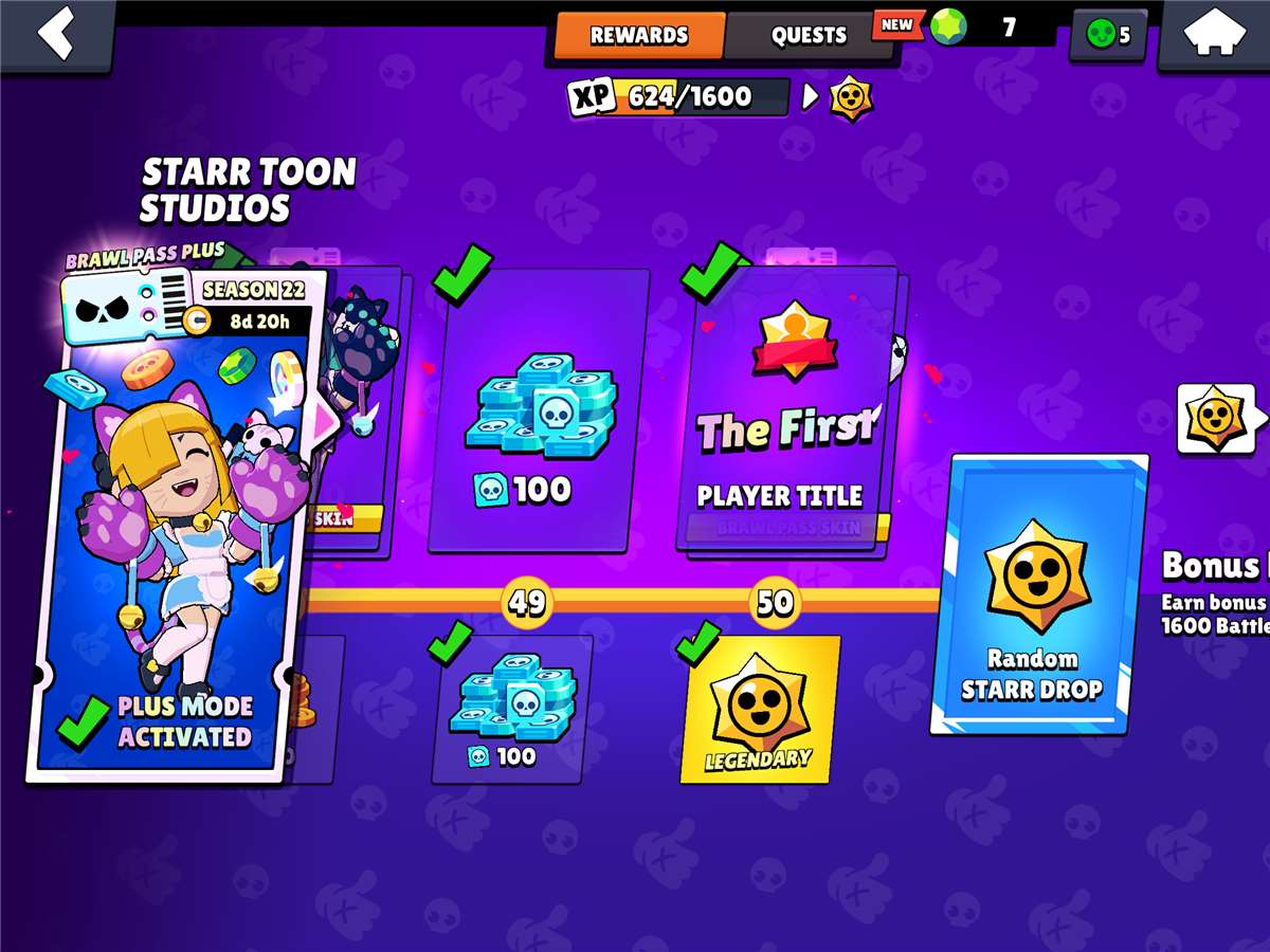 Stacked Brawl Stars Account | 37000+ trophies