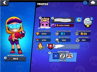 Stacked Brawl Stars Account | 37000+ trophies
