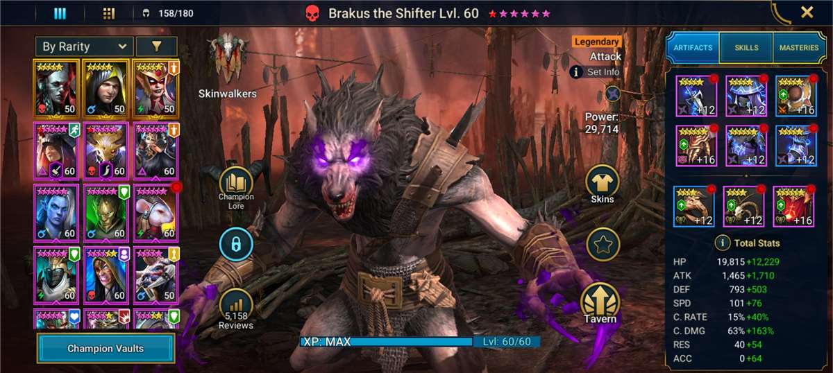 FORR SALE RAID SHADOW LEGEND