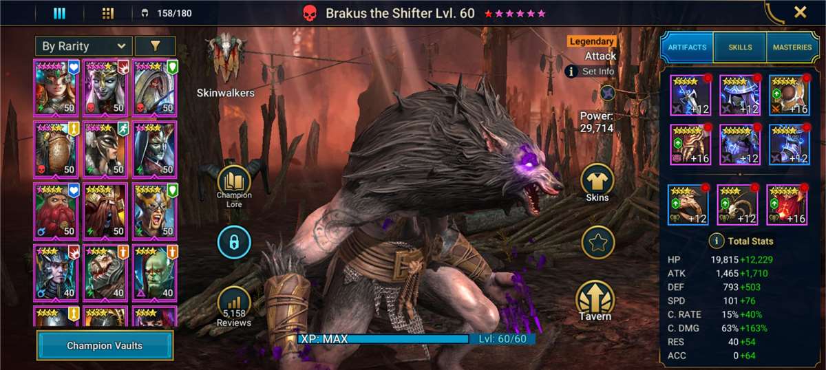 FORR SALE RAID SHADOW LEGEND