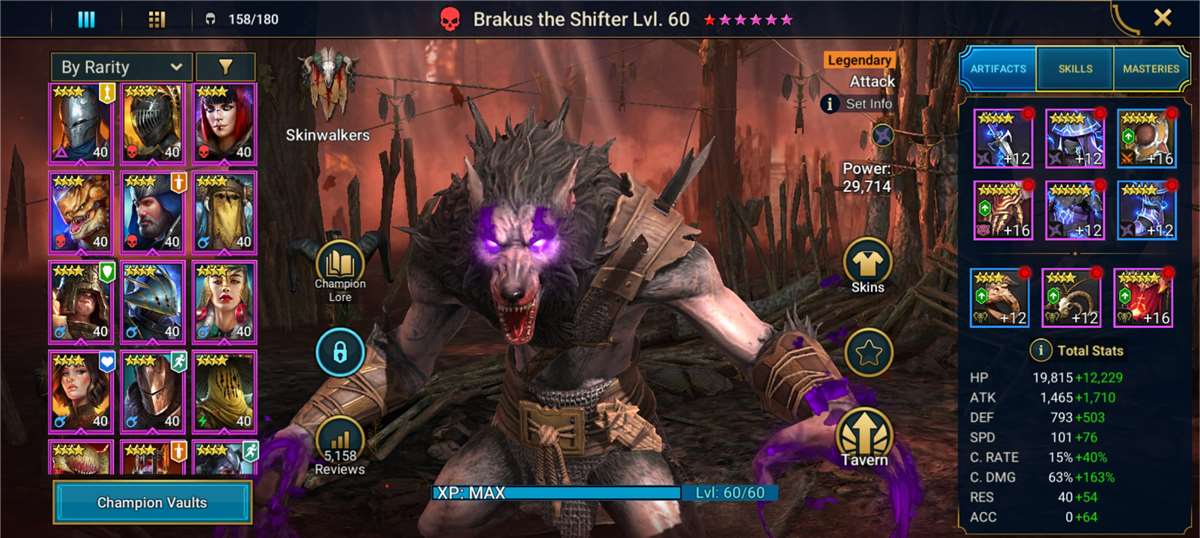 FORR SALE RAID SHADOW LEGEND