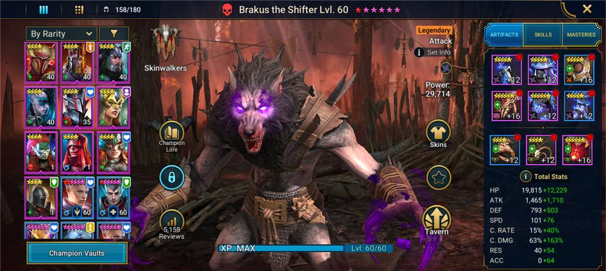 FORR SALE RAID SHADOW LEGEND