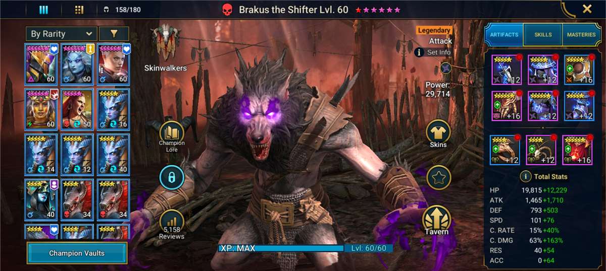 FORR SALE RAID SHADOW LEGEND