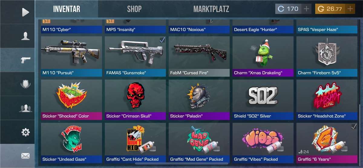 Selling SO2 Account for 160€