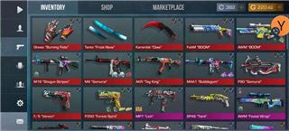 Standoff 2 accounts in exchange