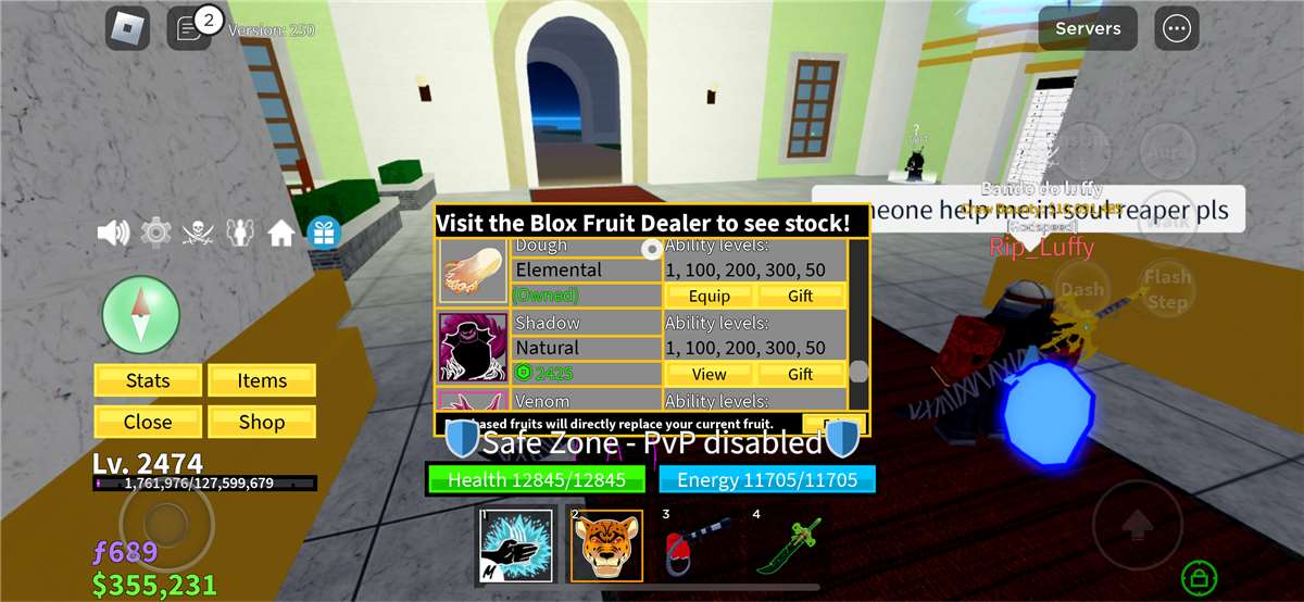 Bloxfruit account