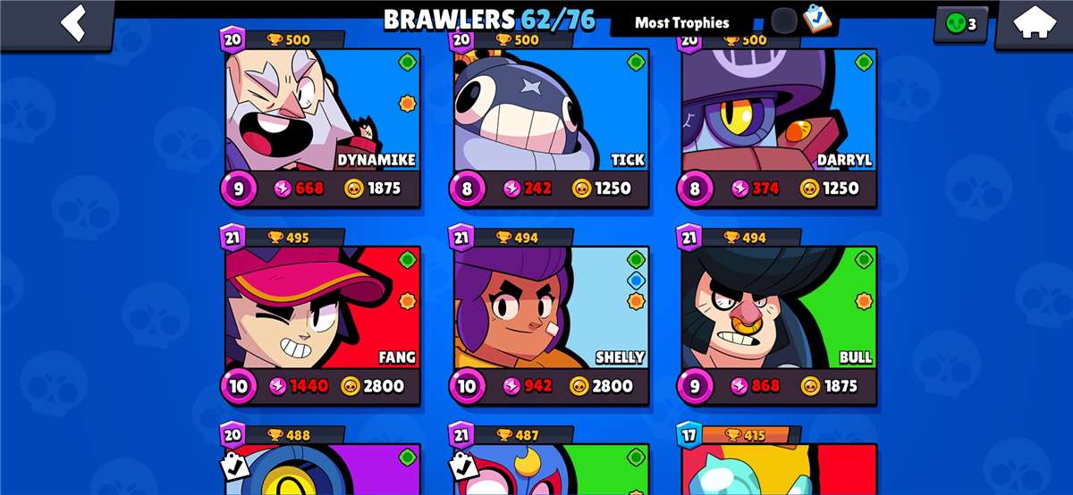 sell acc brawl stars