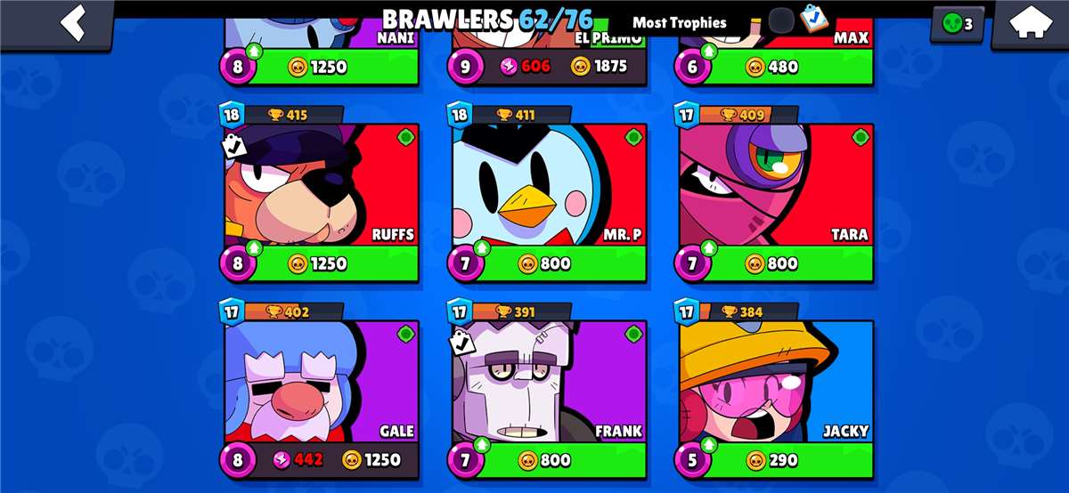 sell acc brawl stars