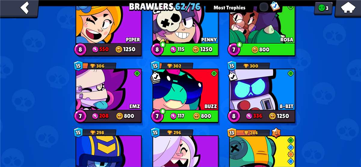 sell acc brawl stars