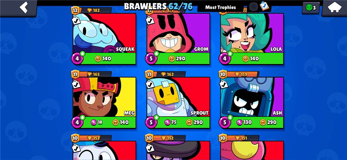 sell acc brawl stars