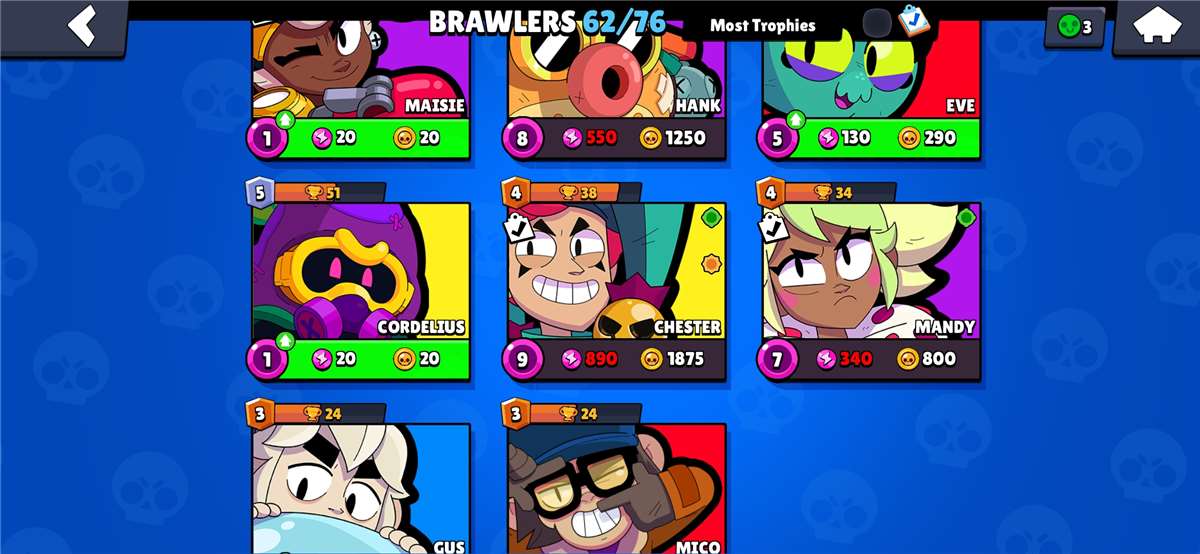 sell acc brawl stars