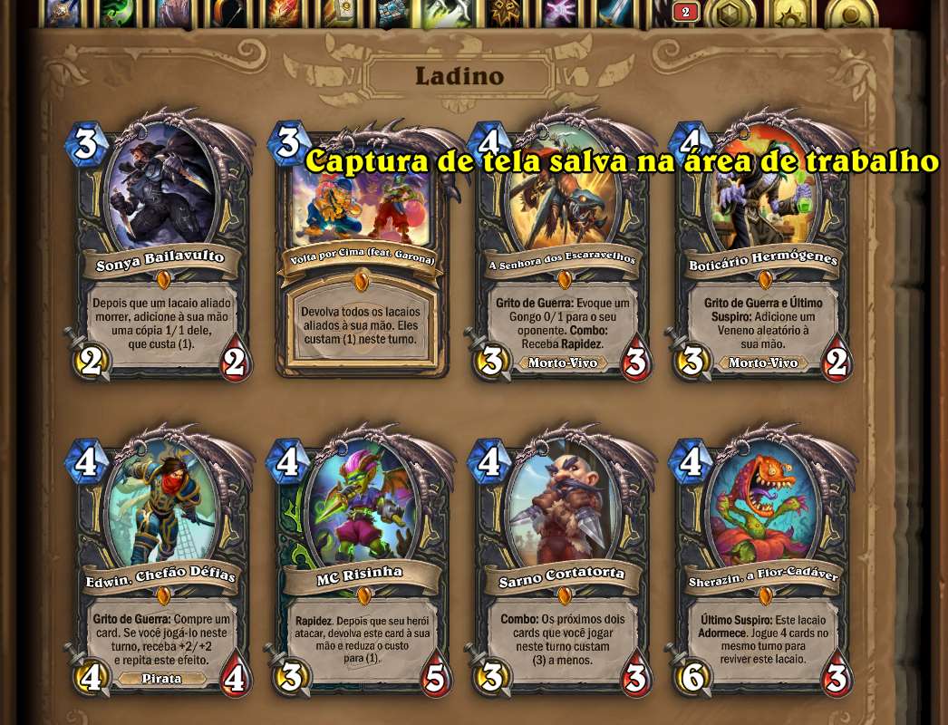 all top decks do HSREPLAY wild e padrao