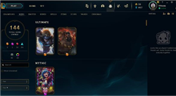 Selling EUNE acc