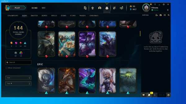 Selling EUNE acc