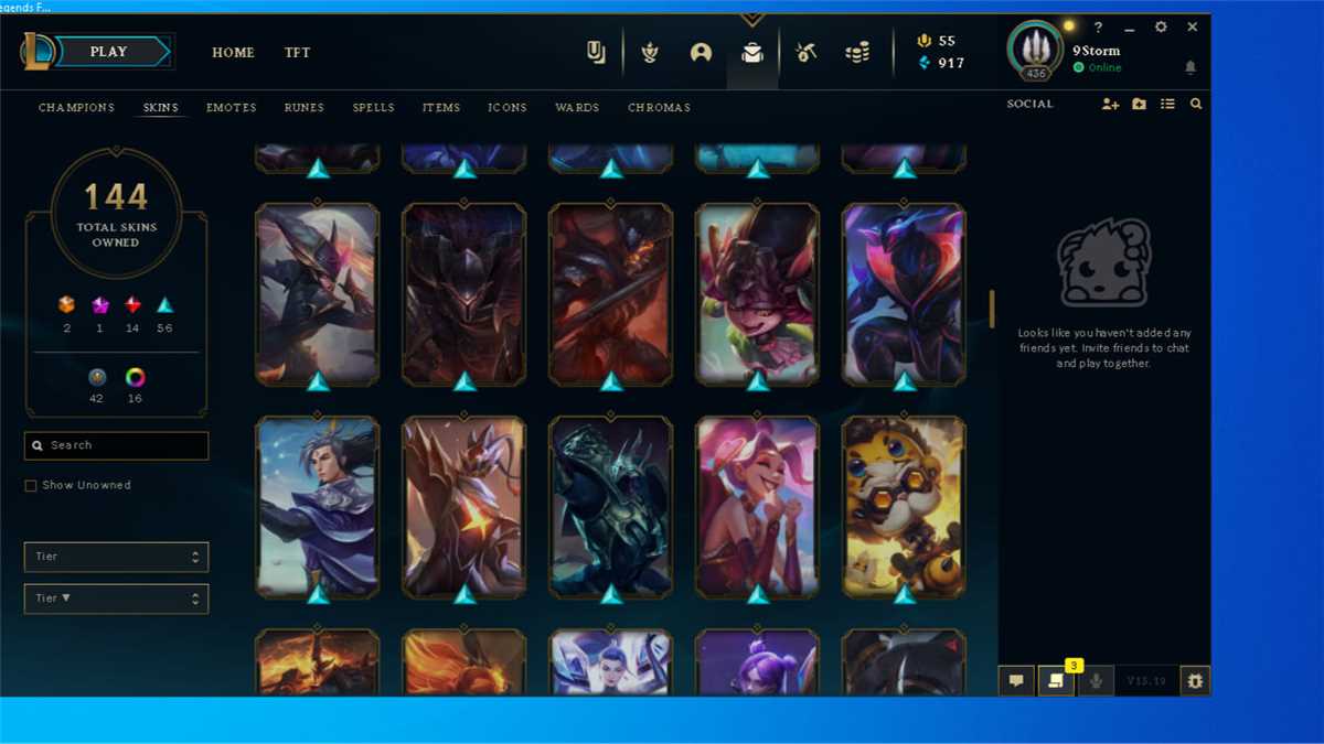 Selling EUNE acc