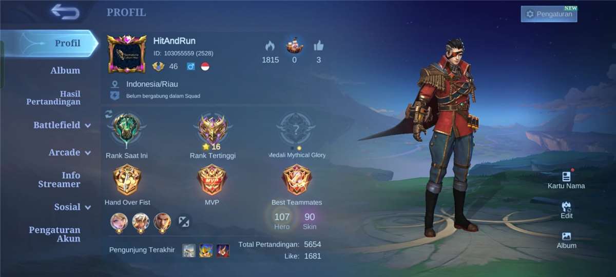 JUAL AKUN MOBILE LEGEND