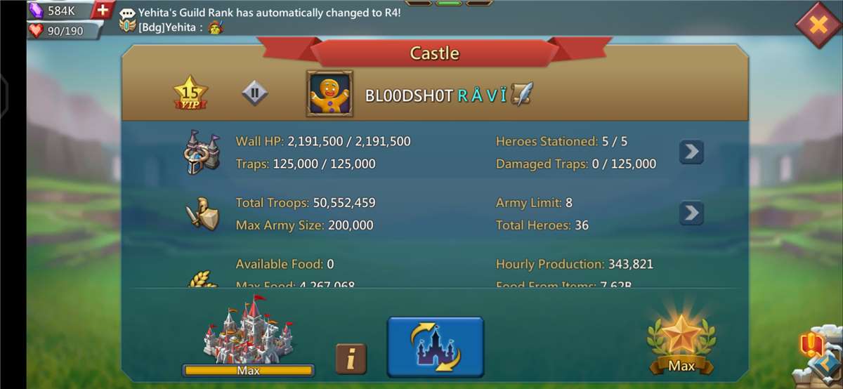 Lords mobile account sell