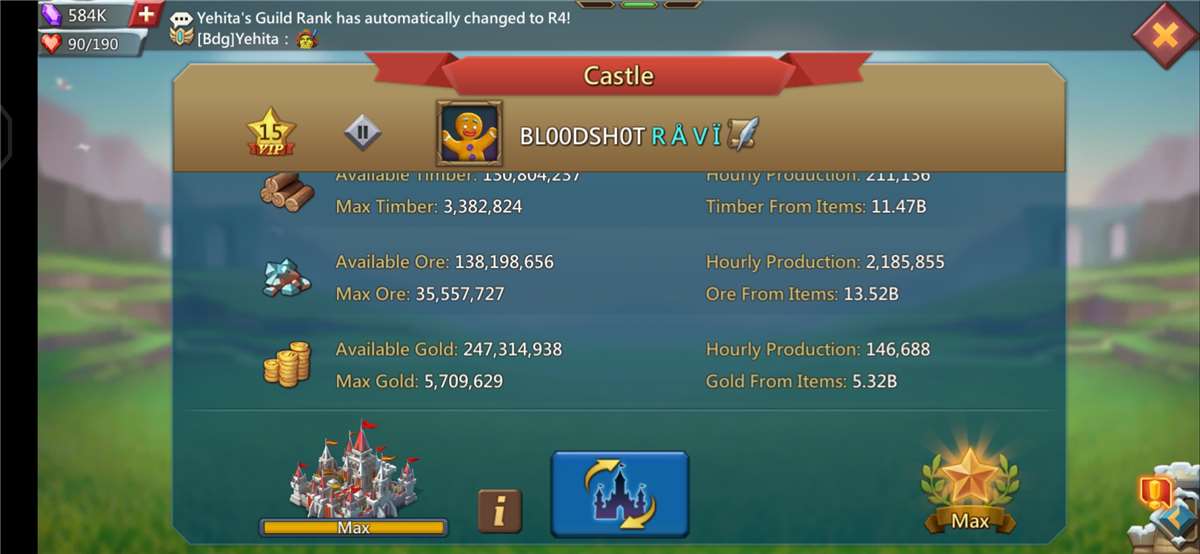 Lords mobile account sell