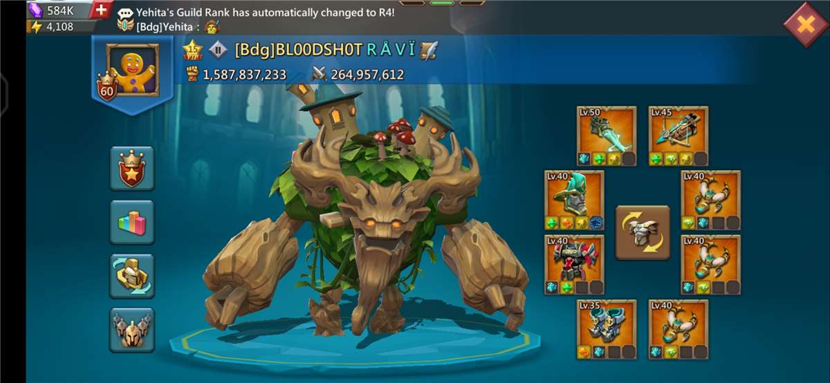 Lords mobile account sell