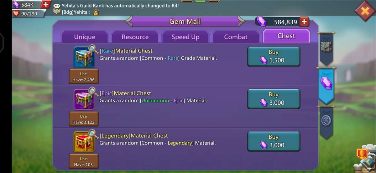 Lords mobile account sell