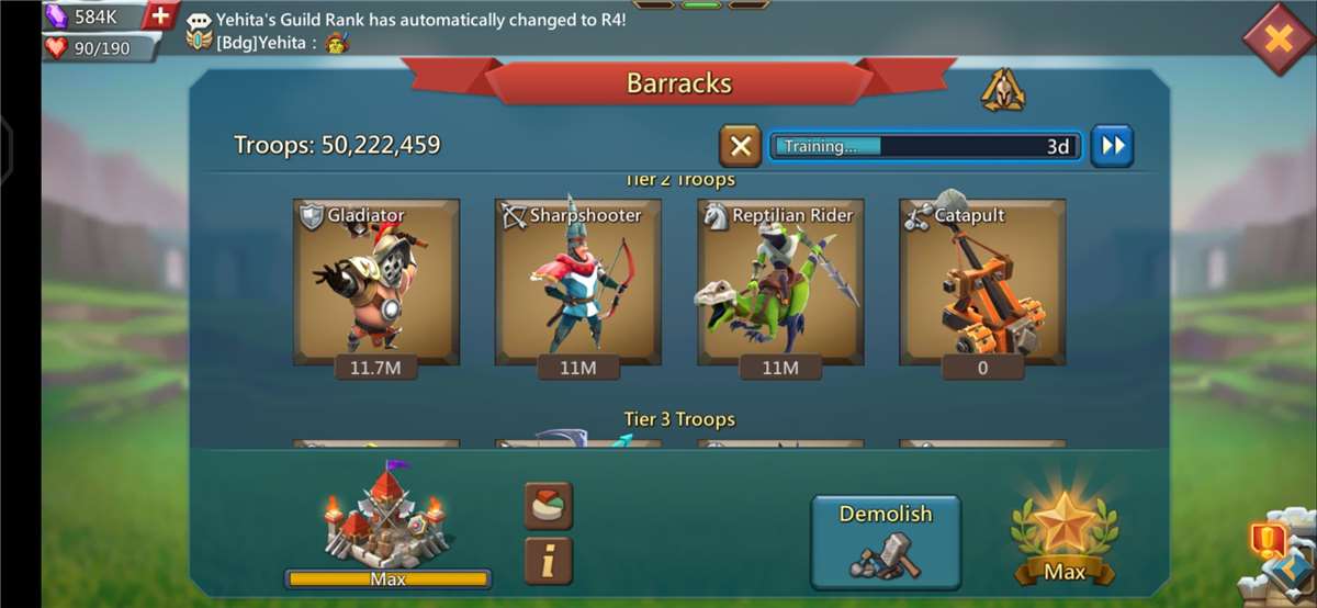Lords mobile account sell