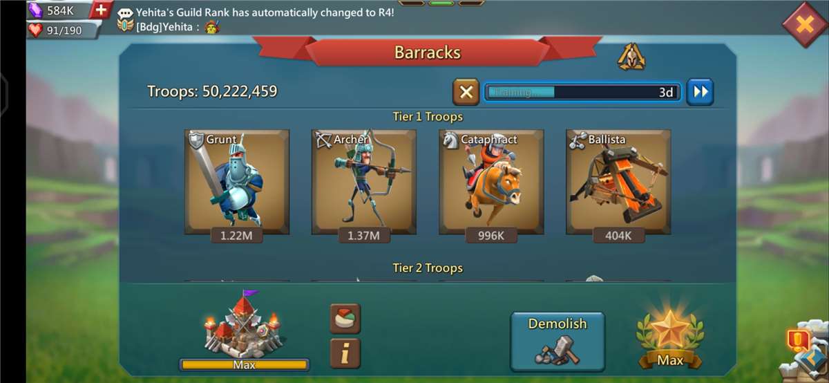 Lords mobile account sell