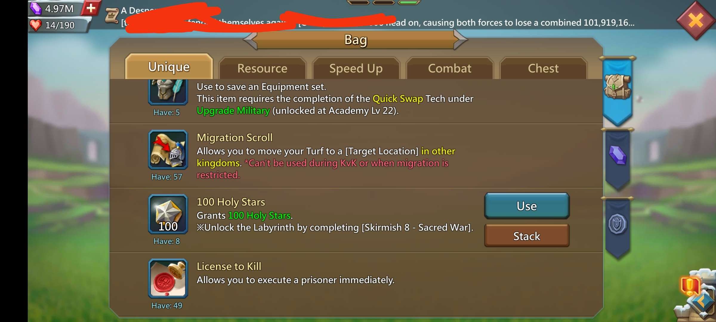 Big sell