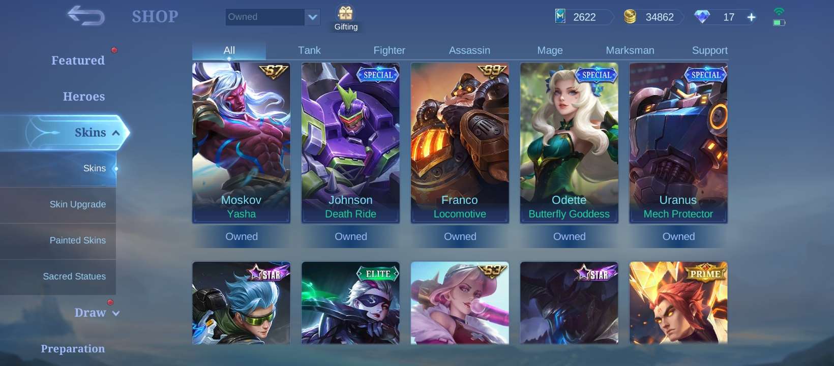 SELLING MOBILE LEGENDS ACCOUNT CHEAP