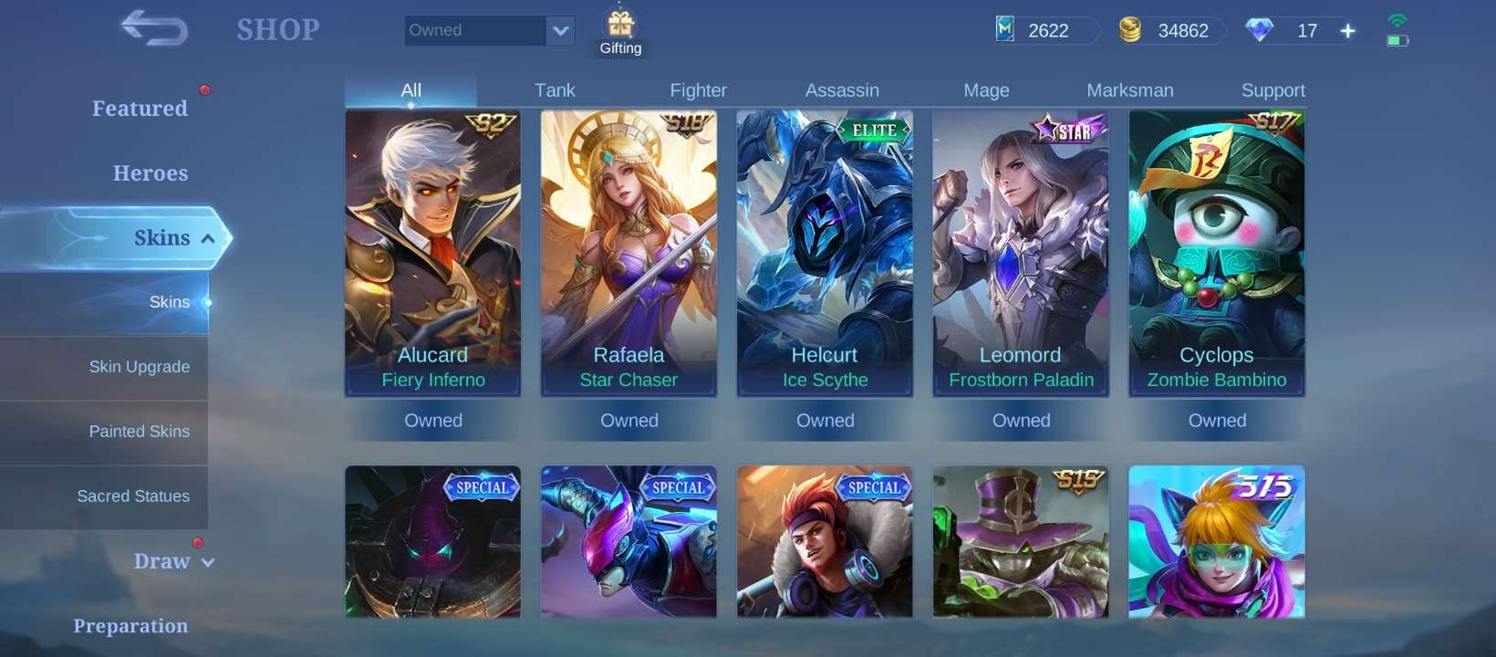 SELLING MOBILE LEGENDS ACCOUNT CHEAP