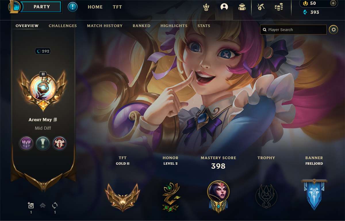 Conta LoL+ TFT