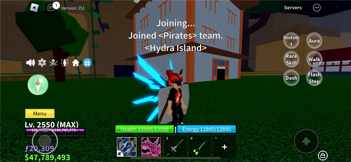 Blox fruit account