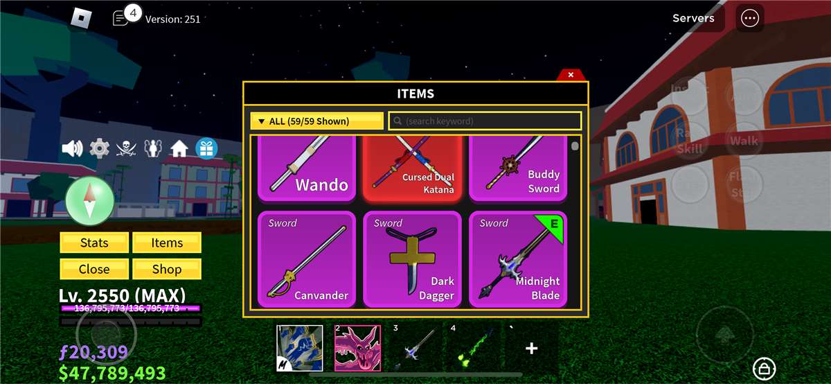Blox fruit account