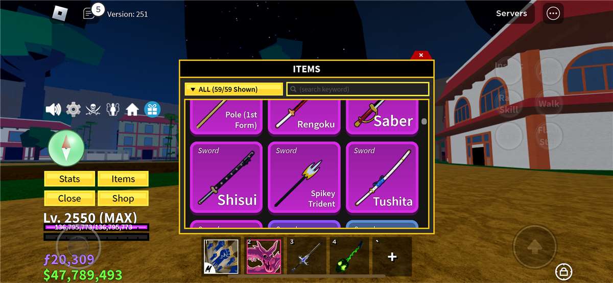 Blox fruit account