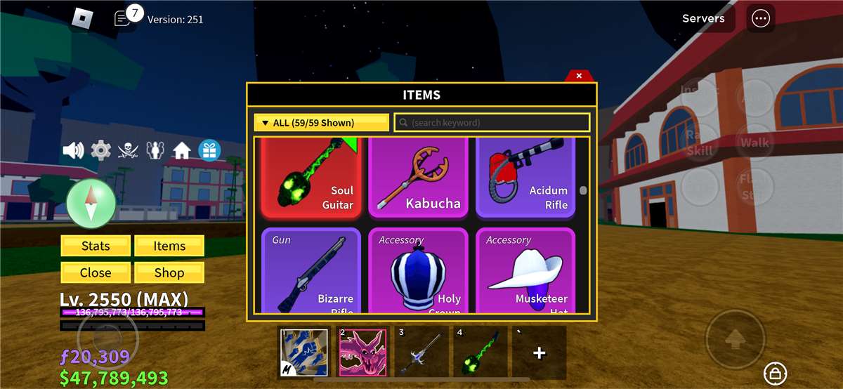 Blox fruit account
