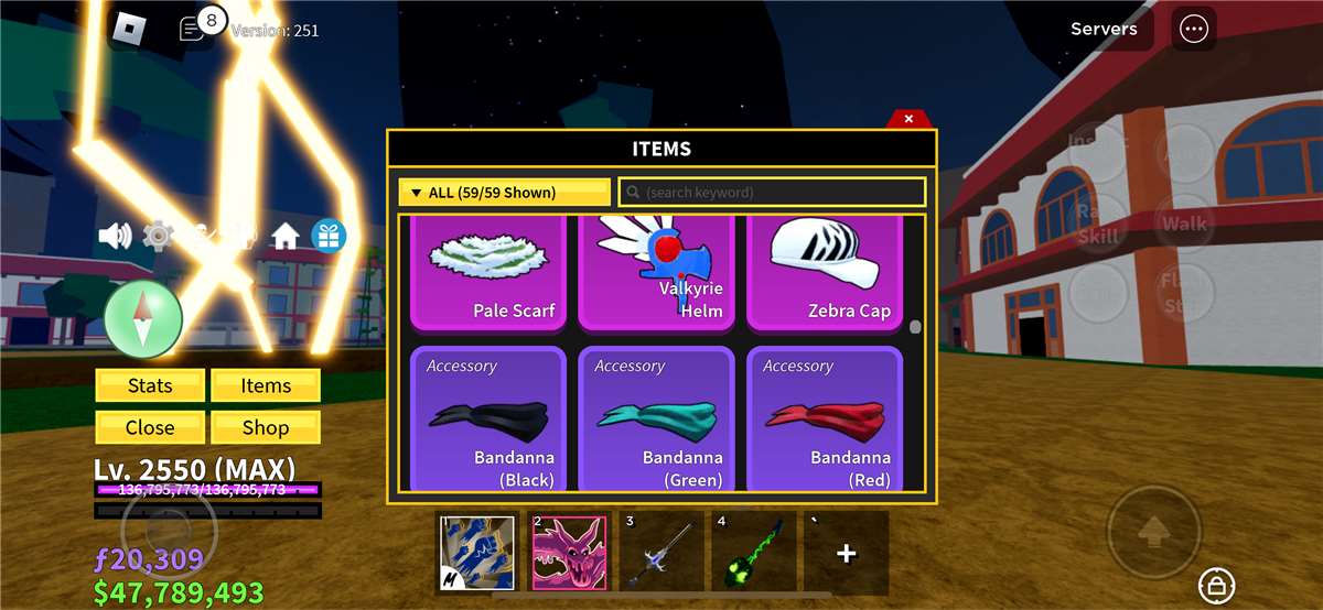 Blox fruit account